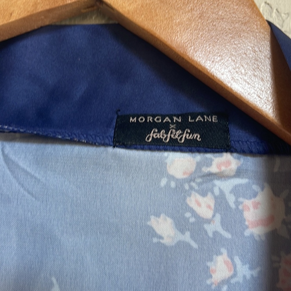 Floral Satin Robe - Picture 6 of 8